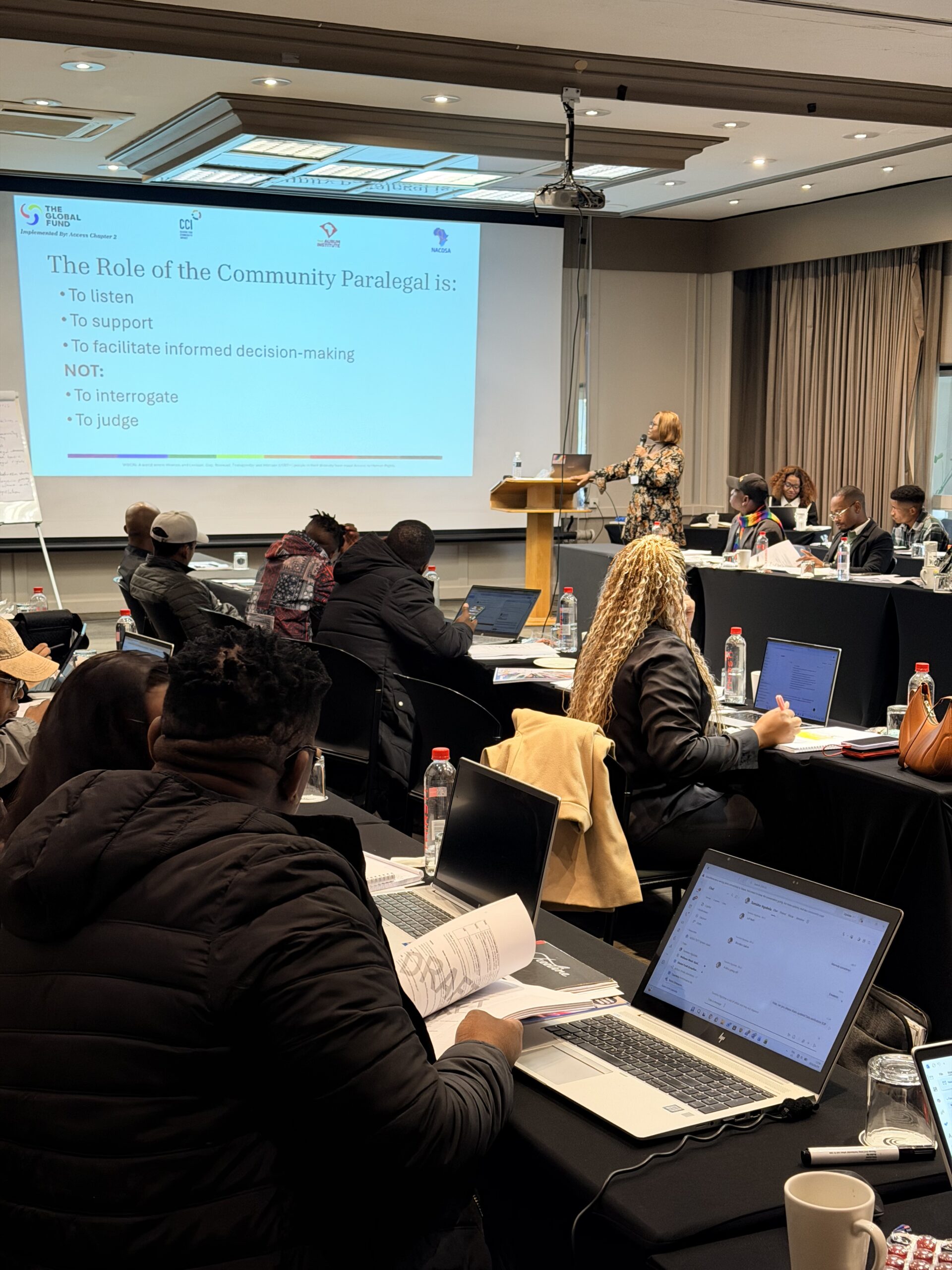 This week, from&nbsp;29 June &ndash; 3 July 2026, CCI is proud to facilitate its&nbsp;Community Paralegal Training&nbsp;in&nbsp;Johannesburg&nbsp;with&nbsp;AURUM Institute&rsquo;s TG/MSM implementers.